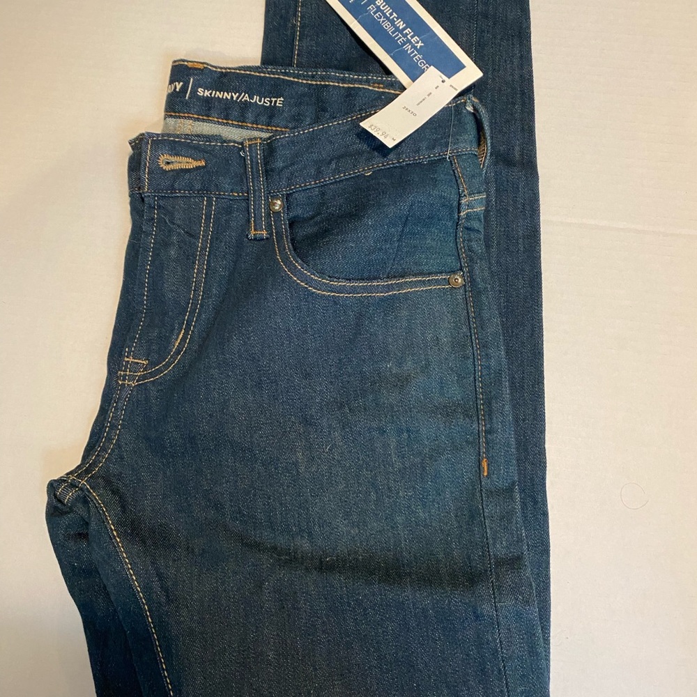 Old Navy Men's Skinny Jeans - Dark Blue